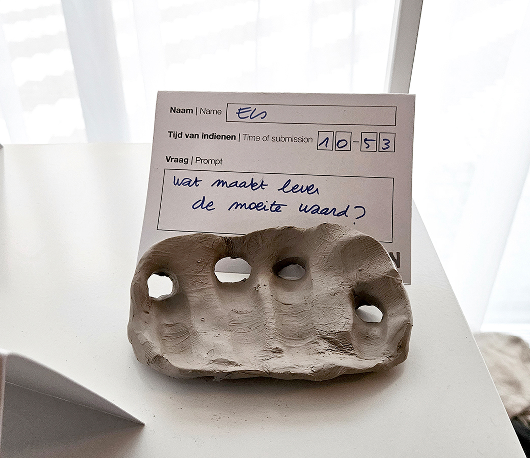 Maarten Bel • Existentieel Kleien